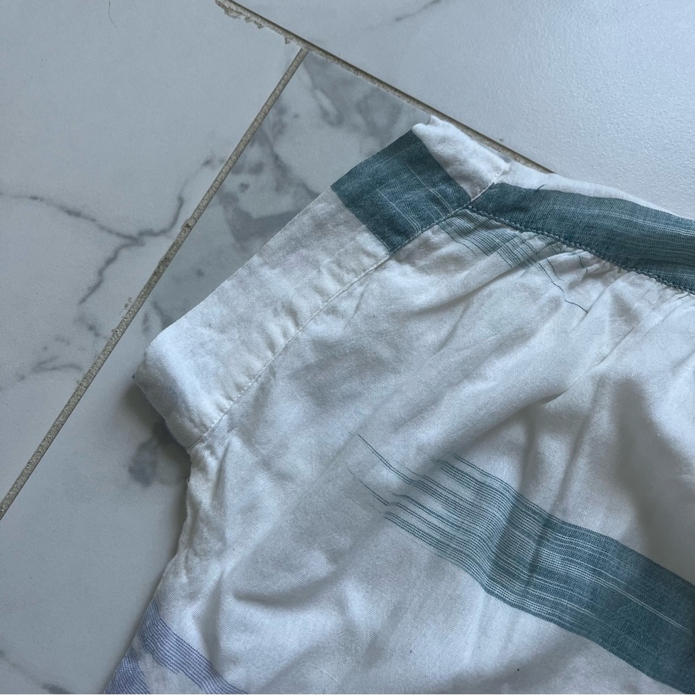 Roller Rabbit Stripe Short Sleeve Button Down Xs - image 2